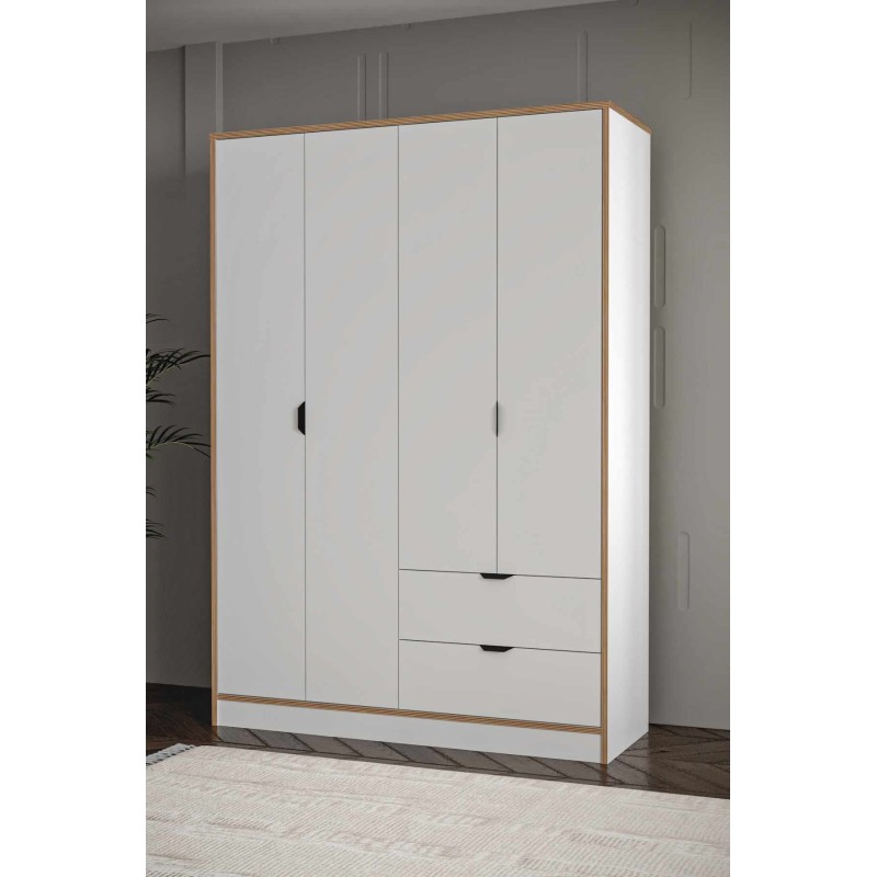 Wardrobe Arden 4 - White White