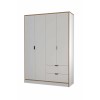 Wardrobe Arden 4 - White White