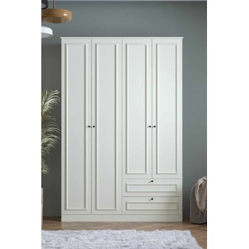 Wardrobe Mira 210 White