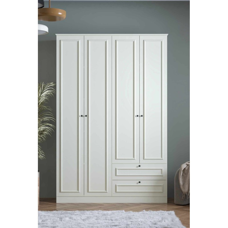 Wardrobe Mira 210 White