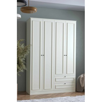 Wardrobe Mira 210 White