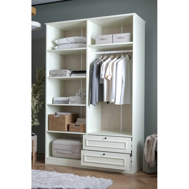 Wardrobe Mira 210 White