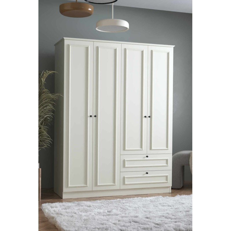 Wardrobe Mira 182 White