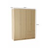 Wardrobe Baru 182 Beige