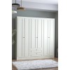 Wardrobe Mira 6 210 - White White