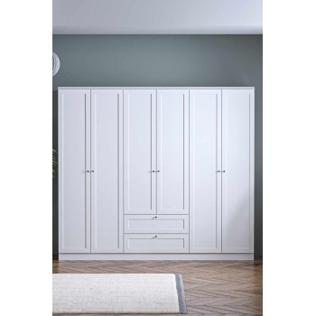 Wardrobe Terra 6 182 - White White