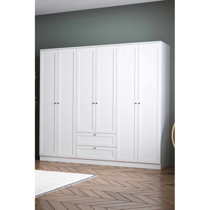 Wardrobe Terra 6 182 - White White