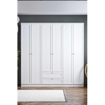 Wardrobe Terra 6 210 - White White