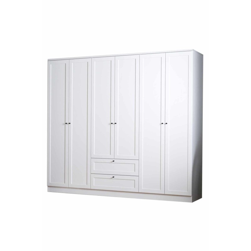 Wardrobe Terra 6 210 - White White
