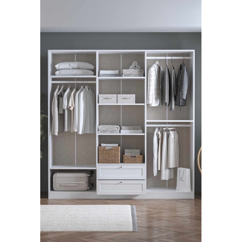 Wardrobe Terra 6 210 - White White