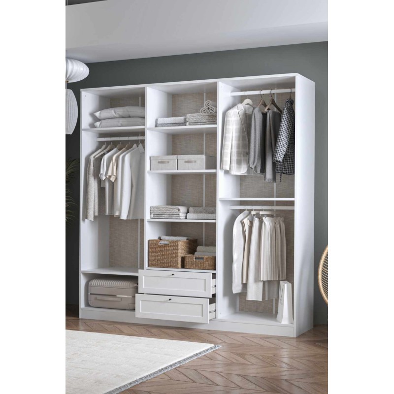 Wardrobe Terra 6 210 - White White