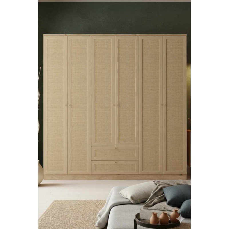 Wardrobe Baru 6 210 - Beige Beige