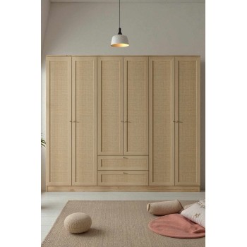 Wardrobe Baru 6 182 - Beige Beige