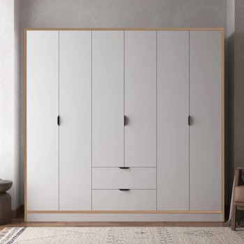 Wardrobe Arden 6 White
