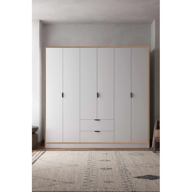 Wardrobe Arden 6 White