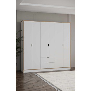 Wardrobe Arden 6 White
