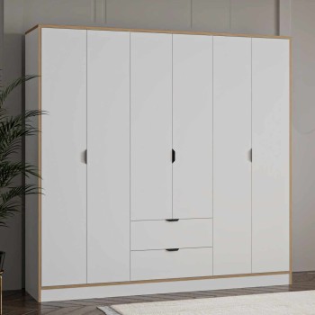 Wardrobe Arden 6 White