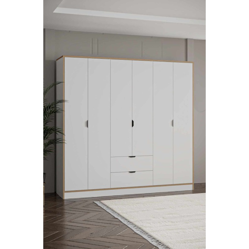 Wardrobe Arden 6 White