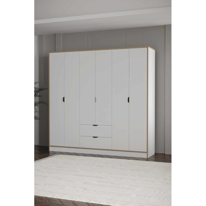 Wardrobe Arden 6 White