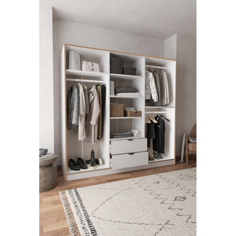 Wardrobe Arden 6 White