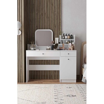 Make-Up Table Harmony 2 Square - White White