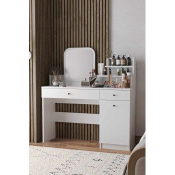 Make-Up Table Harmony 2 Square - White White
