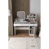 Make-Up Table Harmony 2 Square - White White