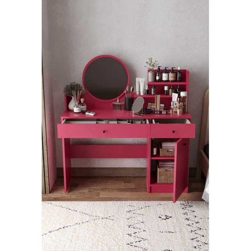 Make-Up Table Harmony 2 Round - Raspberry Raspberry