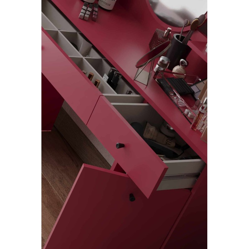 Make-Up Table Harmony 2 Round - Raspberry Raspberry