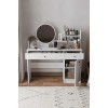 Make-Up Table Harmony 2 Round - White White