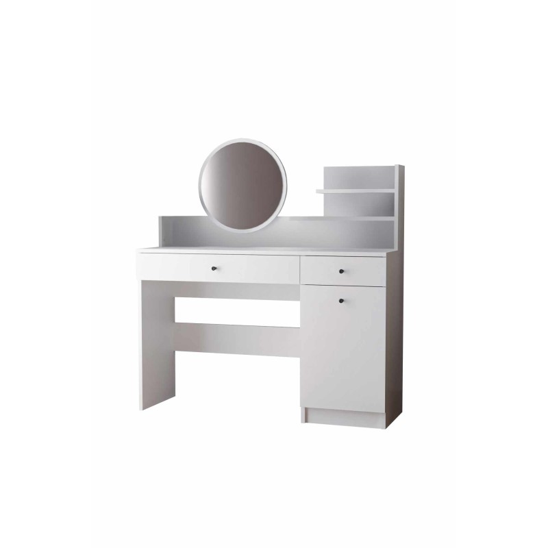 Make-Up Table Harmony 2 Round - White White