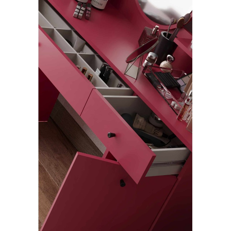 Make-Up Table Harmony 2 Square - Raspberry Raspberry