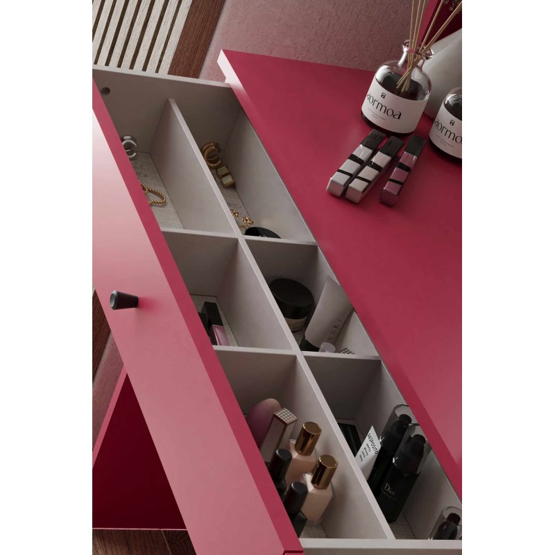 Make-Up Table Harmony 2 Square - Raspberry Raspberry