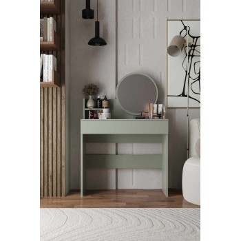 Make-Up Table Harmony Mini Round - Ash Green Ash Green