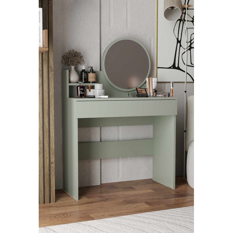 Make-Up Table Harmony Mini Round - Ash Green Ash Green