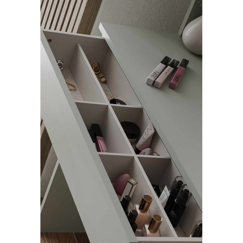 Make-Up Table Harmony Mini Round - Ash Green Ash Green