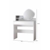 Make-Up Table Harmony Mini Amorphous - White White