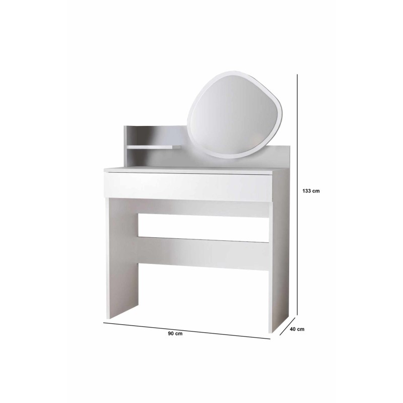 Make-Up Table Harmony Mini Amorphous - White White
