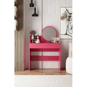 Make-Up Table Harmony Mini Round - Raspberry Raspberry