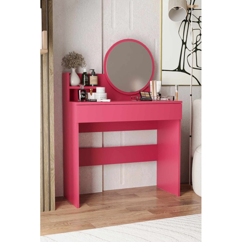 Make-Up Table Harmony Mini Round - Raspberry Raspberry