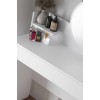 Make-Up Table Harmony Mini Round - White White