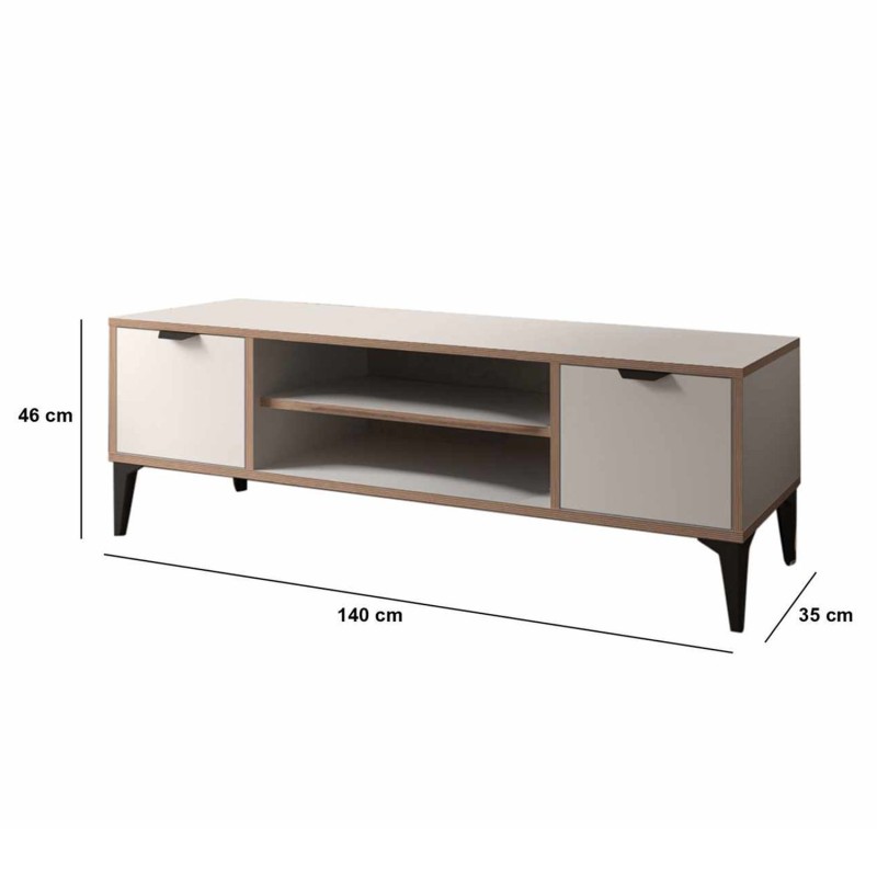 TV Stand Arden - White White
