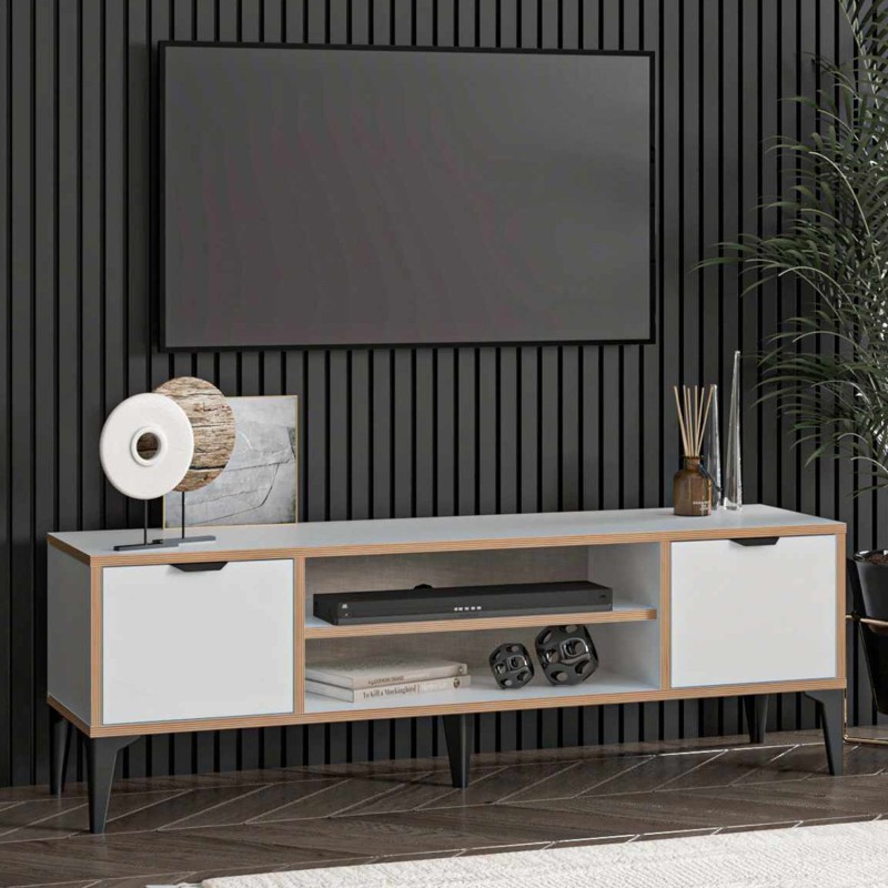 TV Stand Arden - White White