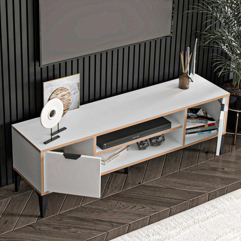 TV Stand Arden - White White