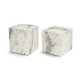 Hanah Home Side Table Set Küp Set - Freesia Freesia Marble