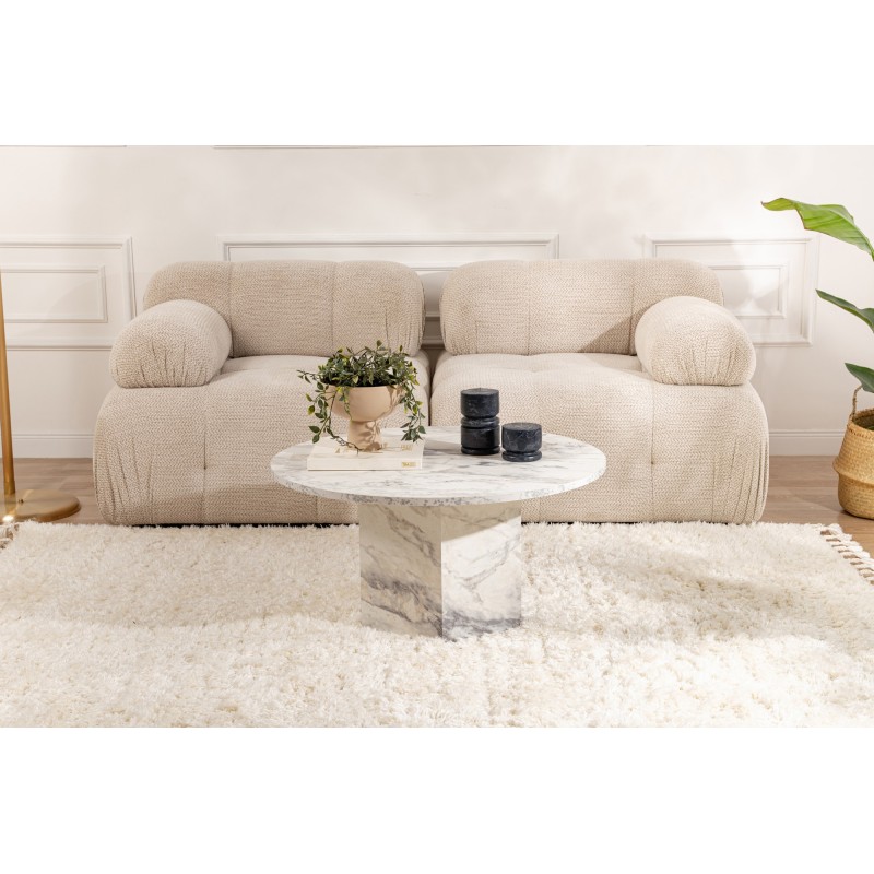 Hanah Home Coffee Table Nova Freesia Marble
