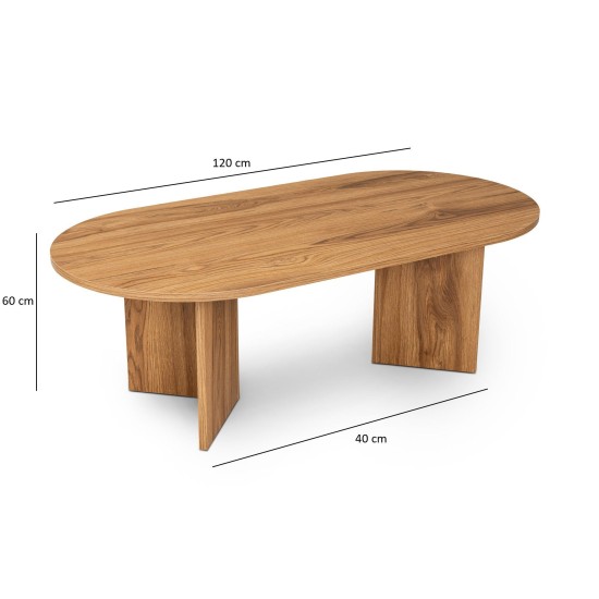 Coffee Table Oval Lute Hanah Home Coffee Table Oval Lute