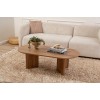Hanah Home Coffee Table Oval Lute