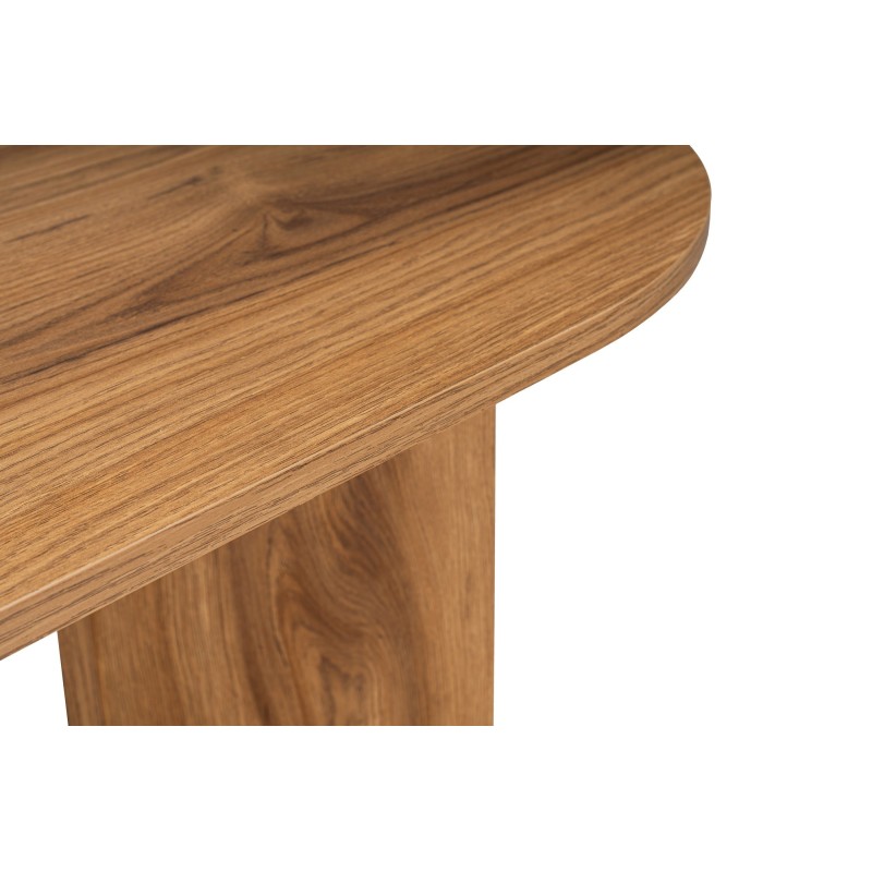 Hanah Home Coffee Table Oval Lute