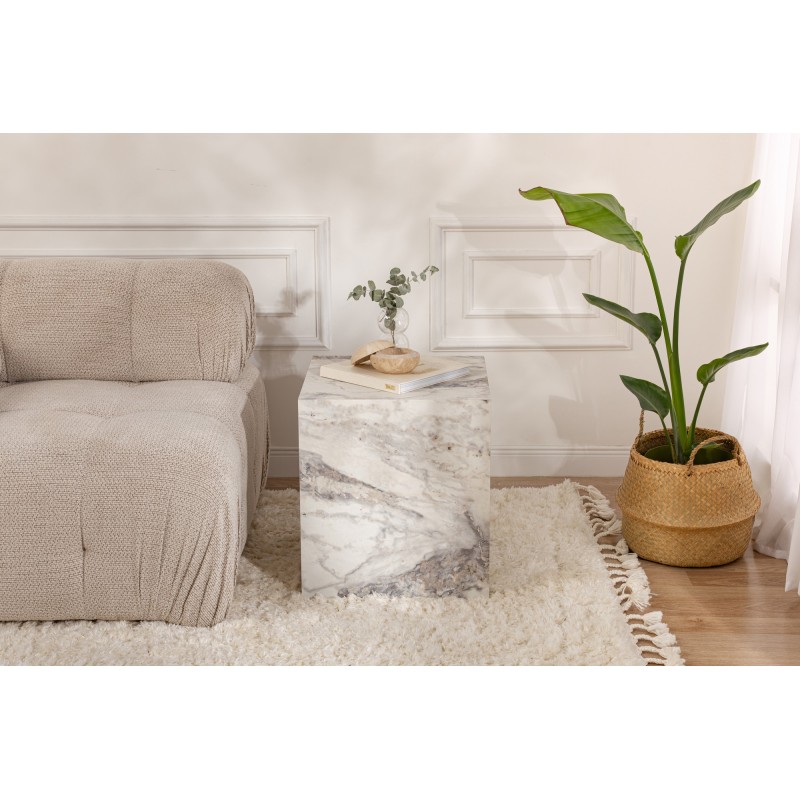 Hanah Home Side Table Küp - Freesia Freesia Marble